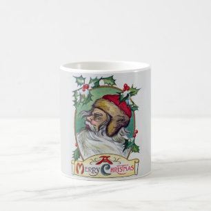 Caneca De Café Vintage Gnomo Christmas