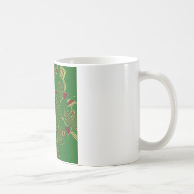 Caneca De Café Vintage Green (Direita)