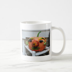 Caneca De Café Vintage Halloween Pumpkin