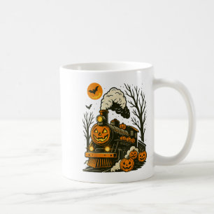 Caneca De Café Vintage Halloween Traz Pumpkin