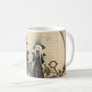 Caneca De Café Vintage Halloween Witchcraft (12)