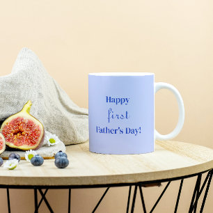 Caneca De Café Vintage Happy, primeiro Dia de os pais, é um menin