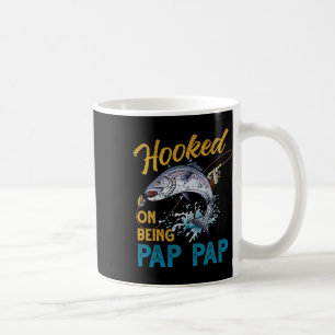 Caneca De Café Vintage Hookado em Ser Pap Pap Piada de Pesca Dia 