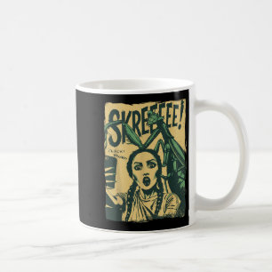 Caneca De Café Vintage Horror Comic Monster Selfie Retro Hallowee