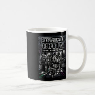 Caneca De Café Vintage Horror Halloween Hetero assustador fora da