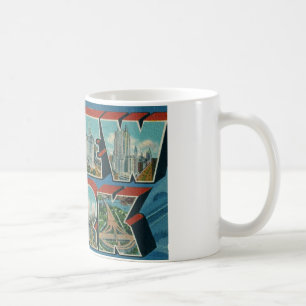 Caneca De Café Vintage Howdy de Nova York