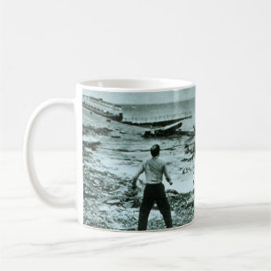 Caneca De Café Vintage Hurricane Wave