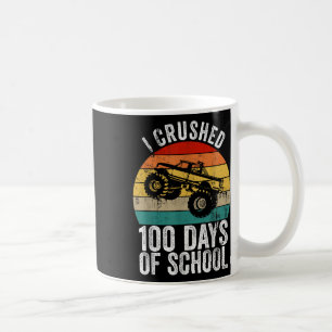 Caneca De Café Vintage I Esmagou 100 Dias De Caminhão De Monstro