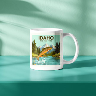 Caneca De Café Vintage Idaho