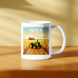 Caneca De Café Vintage Iowa