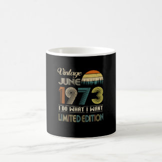 Caneca De Café Vintage Junho De 1973 What I Want Limited Edition 