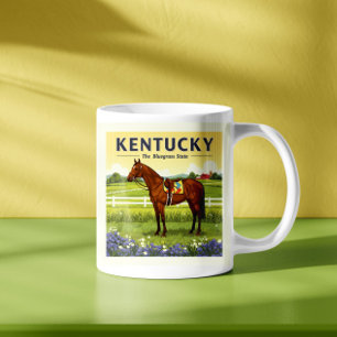 Caneca De Café Vintage Kentucky
