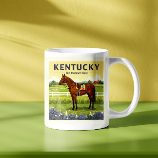 Caneca De Café Vintage Kentucky