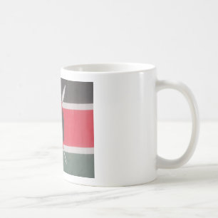 Caneca De Café Vintage Kenya Flag Harambe Design