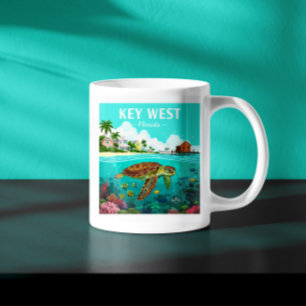 Caneca De Café Vintage Key West Florida