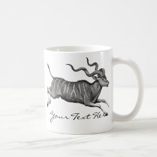 Caneca De Café Vintage Kudu