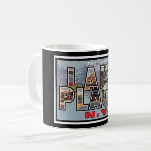 Caneca De Café Vintage Lake Plácido NY Mug