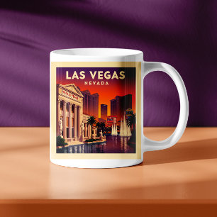 Caneca De Café Vintage Las Vegas Nevada