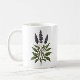 Caneca De Café Vintage Lavender