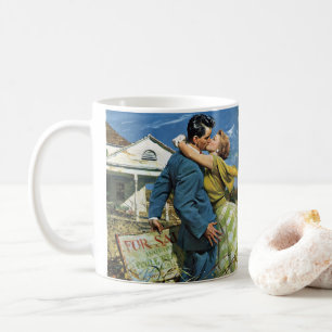 Caneca De Café Vintage Love and Romance Newlyweds Comprar Primeir