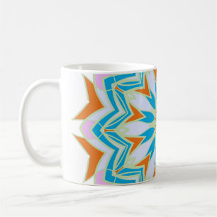 Caneca De Café Vintage mandala, Floral mandala. Mandala oriental.