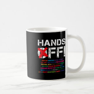Caneca De Café Vintage Mãos Protestando Meu Médico De Segurança S