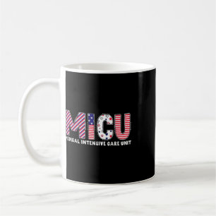 Caneca De Café Vintage Micu Enfermeira Bandeira dos EUA Patriótic