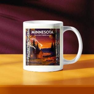 Caneca De Café Vintage Minnesota