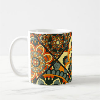Caneca De Café Vintage Motifs Islâmicos, decorativo sem soldadura