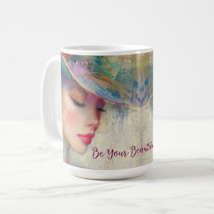 Caneca De Café Vintage Mulher É Sua Bela Pessoa