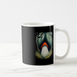 Caneca De Café Vintage Mushroom Ghost Halloween Ghost In Fore
