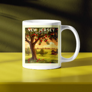 Caneca De Café Vintage New Jersey