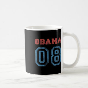 Caneca De Café Vintage Obama 08