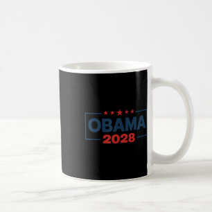 Caneca De Café Vintage Obama 2028 Engraçado Eleição Política Patr