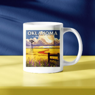 Caneca De Café Vintage Oklahoma