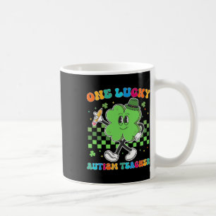 Caneca De Café Vintage One Lucky Autism Professora Rua Patrick Da