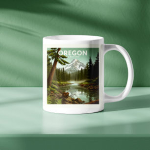 Caneca De Café Vintage Oregon
