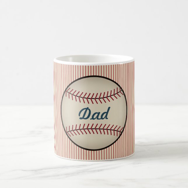 Caneca De Café Vintage Pai de Baseball Mug (Centro)