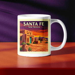 Caneca De Café Vintage Papais noeis Fe Novo México