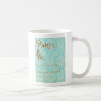 Vintage Paris Dourada Design