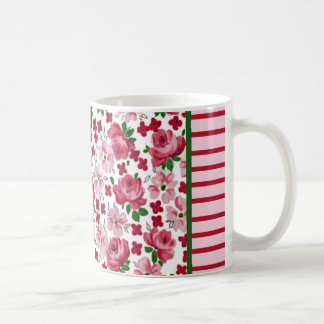 Caneca De Café Vintage Pink Roses Mug