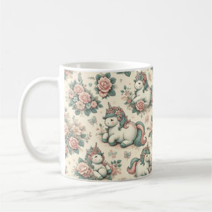 Caneca De Café Vintage Pony's Delightful Blooms