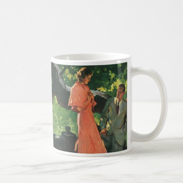 Caneca De Café Vintage Proposta; Você Me Casado? (Direita)