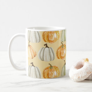 Caneca De Café Vintage Queda Autumn Orange Pumpkin Cozy Mug