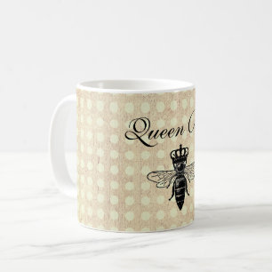 Caneca De Café Vintage Queen Bee
