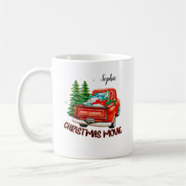 Caneca De Café Vintage Red Truck, Filme de Natal