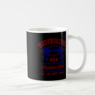Caneca De Café Vintage Retro Bodybuilding Gym Para Homens E Mulhe