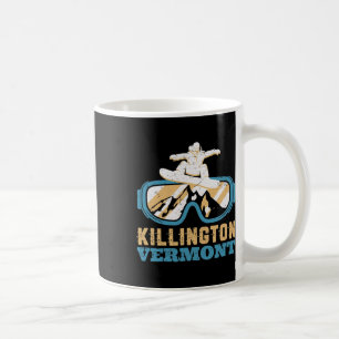 Caneca De Café Vintage Retro Skiing E Snowboard Vermont Snow