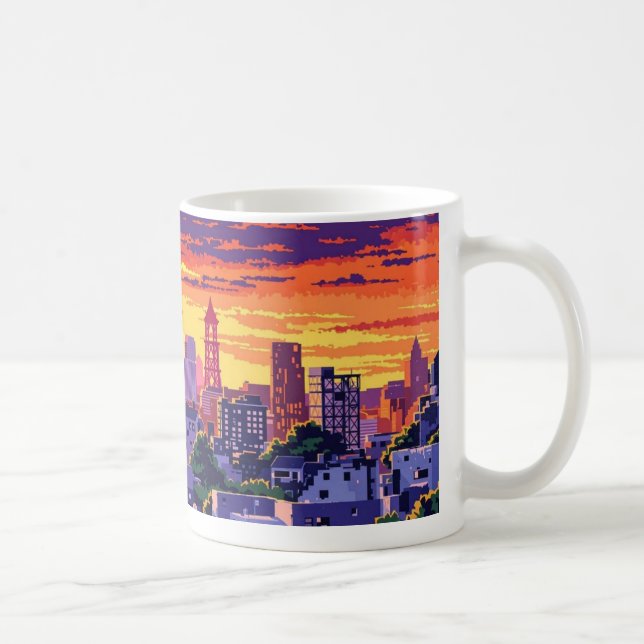 Caneca De Café Vintage Retro Style Coffee Mug (Direita)
