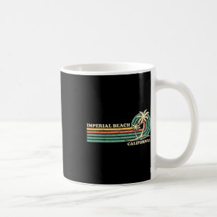Caneca De Café Vintage Retro Summer Vacing, Imperial da Califórni